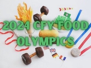 Tonight is our 2nd annual Food Olympics!!!!!!!!! We cannot wait to see everyone at 6!!!!!