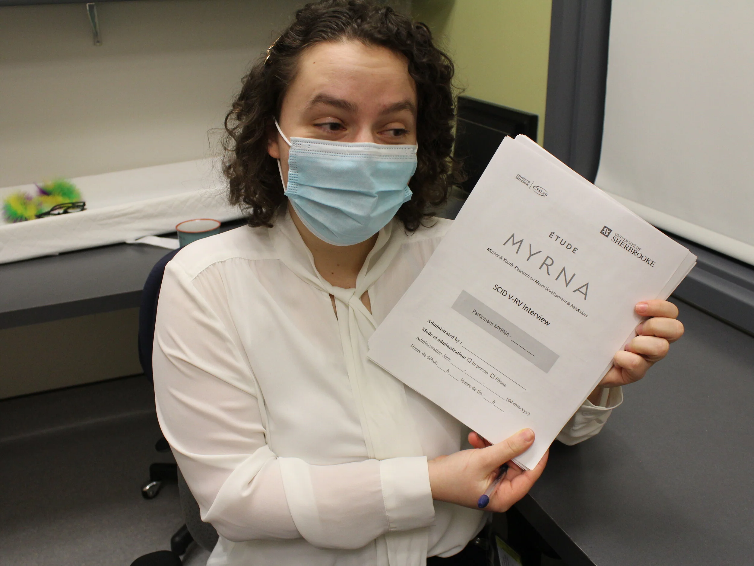 Erin qui prépare le suivi 3