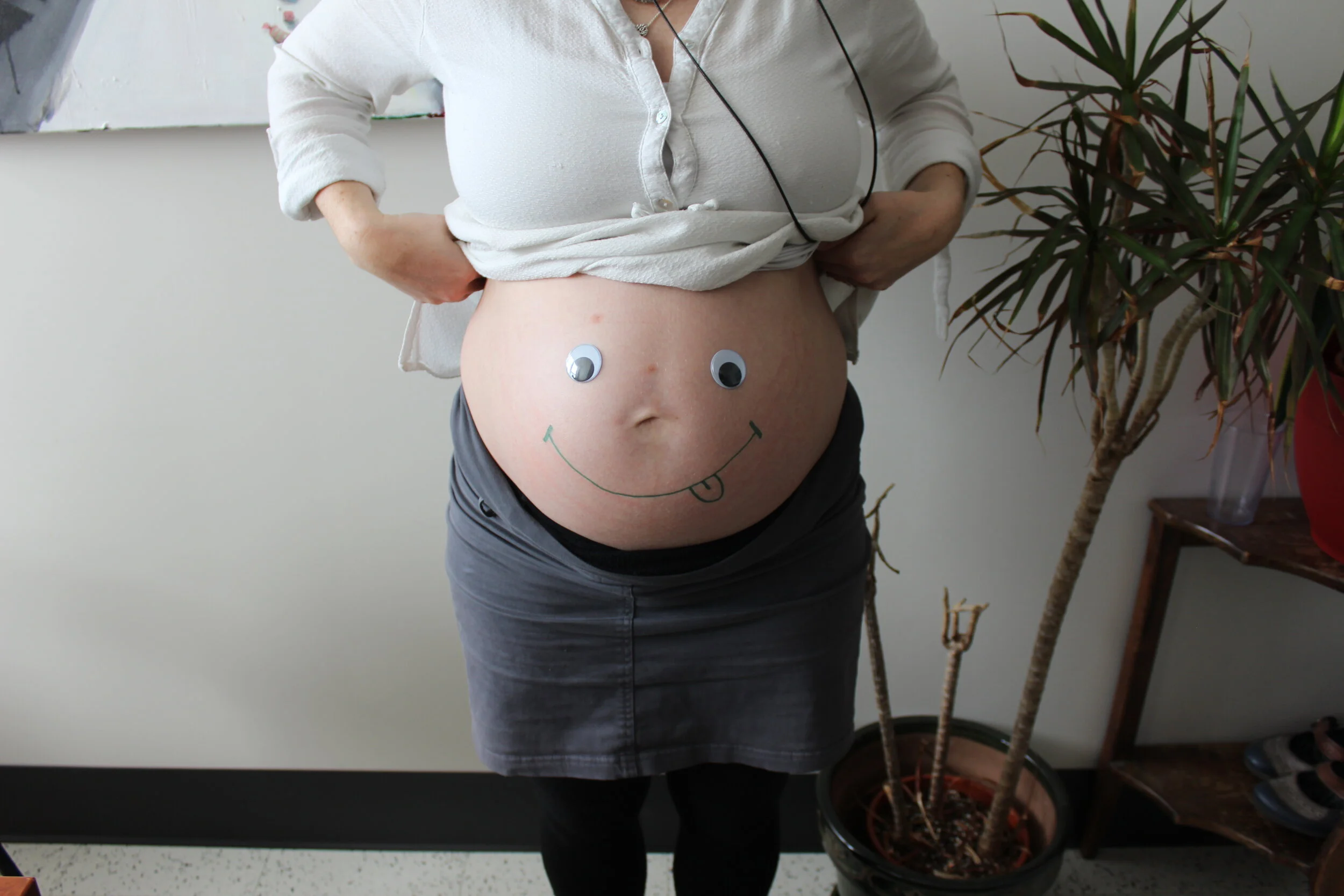 Bébé Marion de bonne humeur!