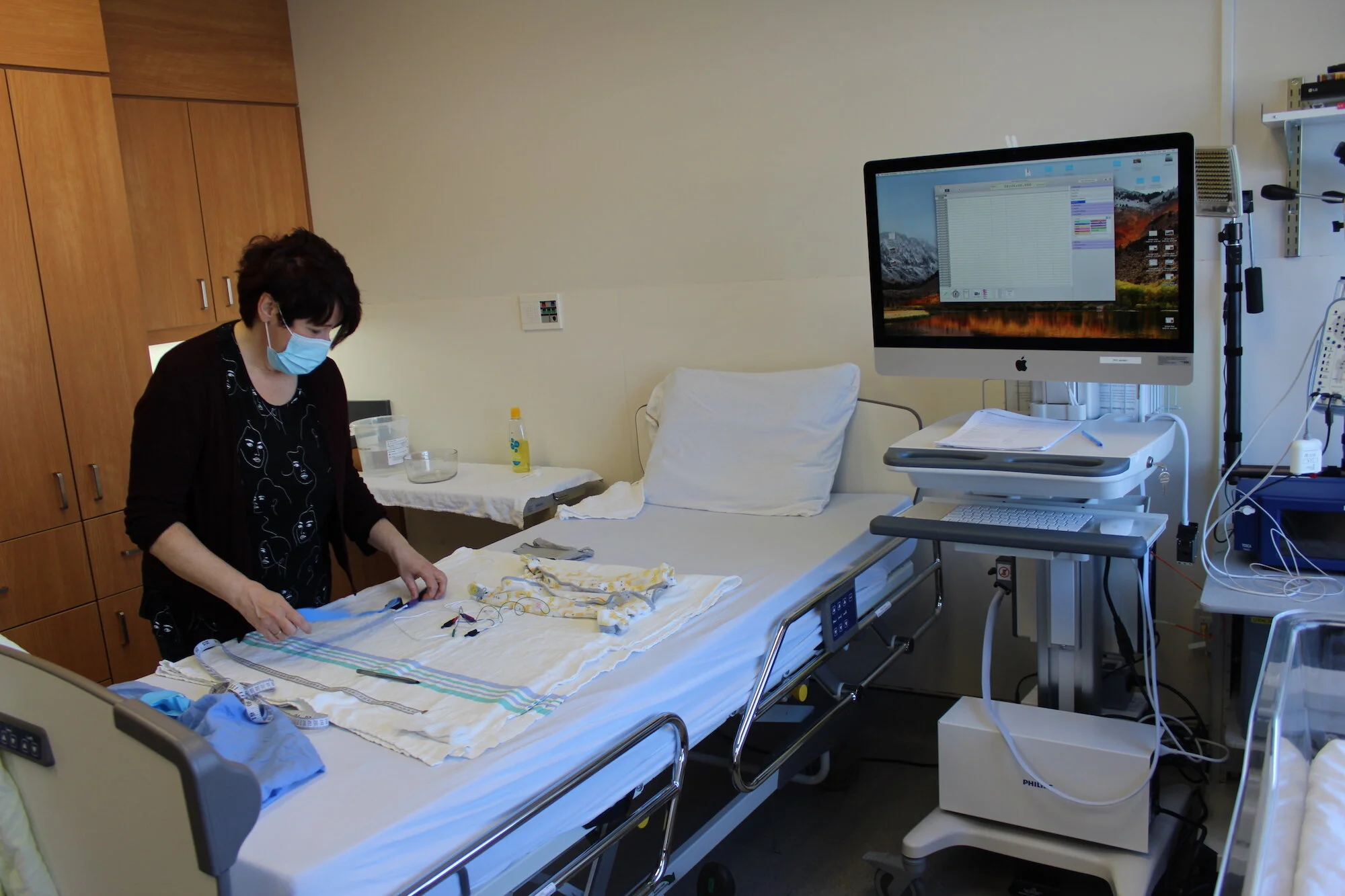 Line et la préparation des EEG