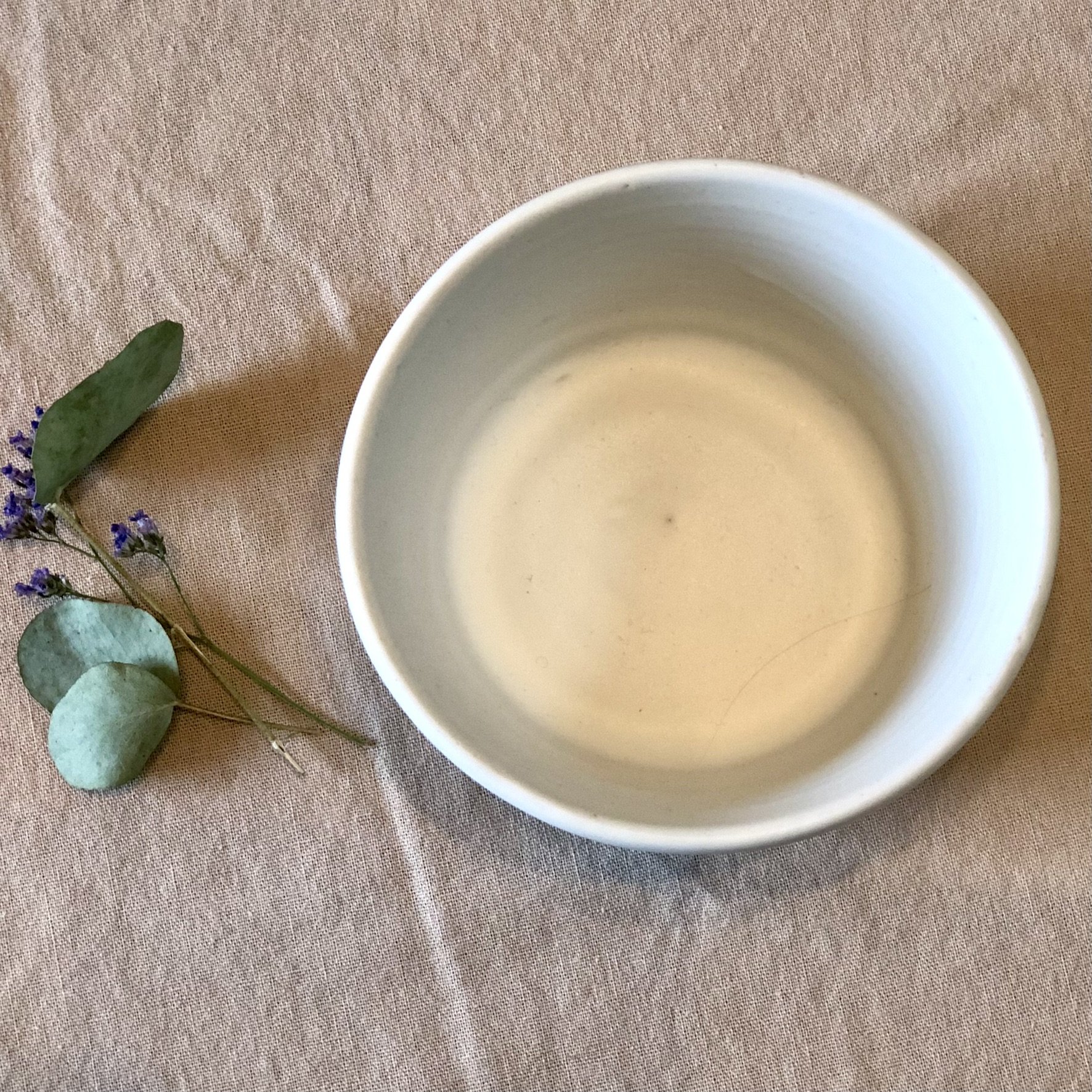 céramique petit pot email blanc mat artisanat katbey ltd.jpg