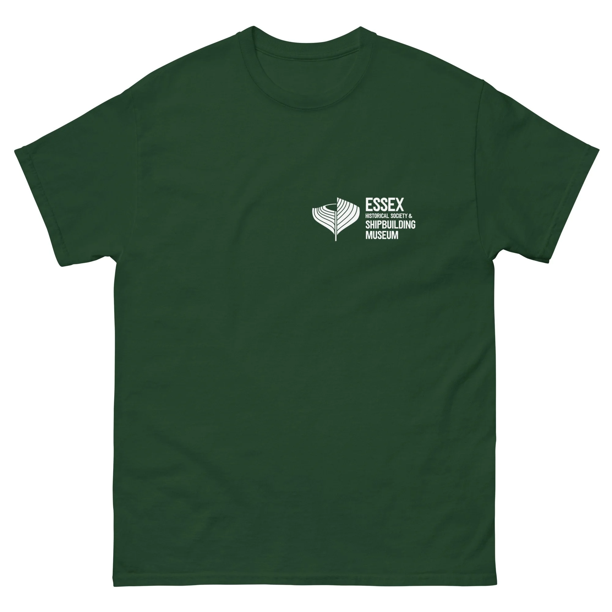 unisex-classic-tee-forest-green-front-693dca3eccf52.jpg