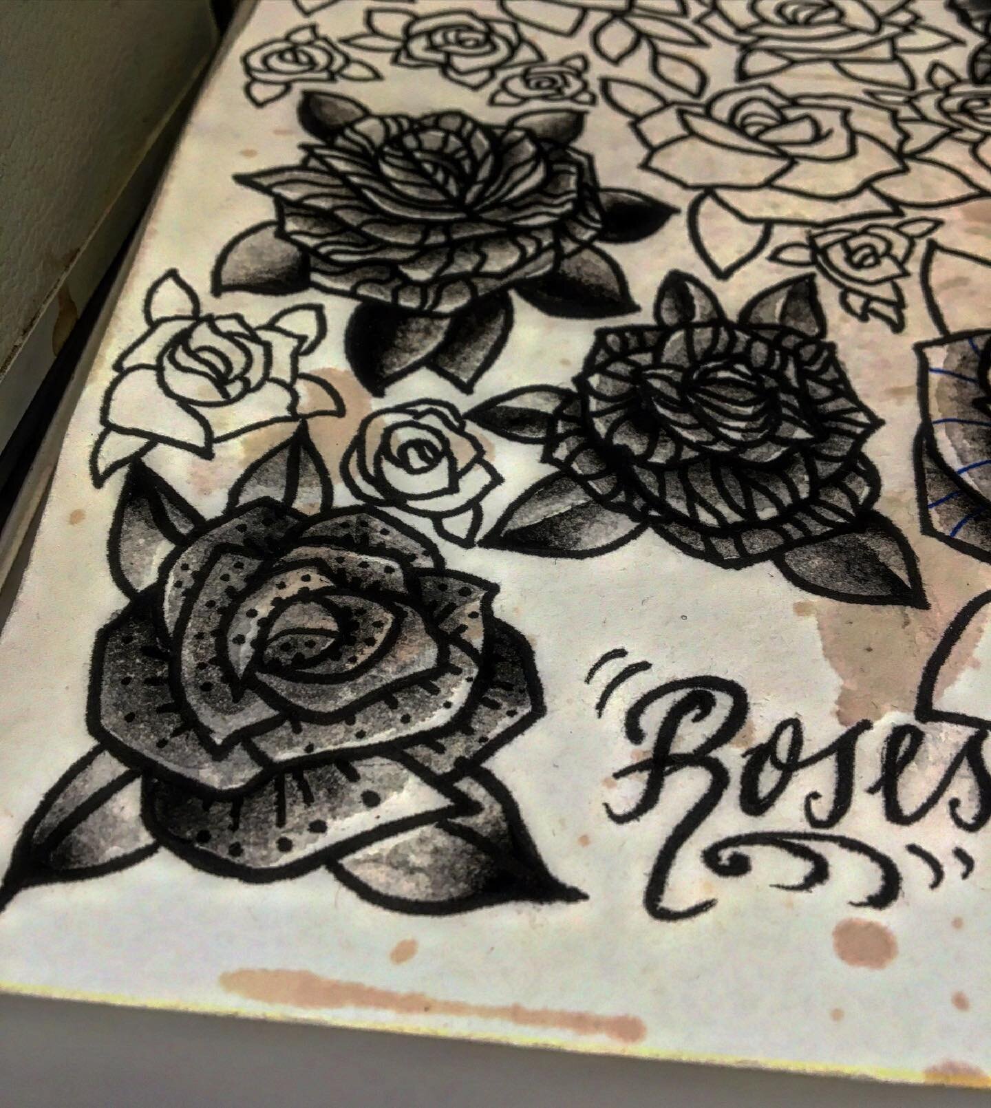 I have a million ways to paint roses! #walkin #tattoo #tattoos