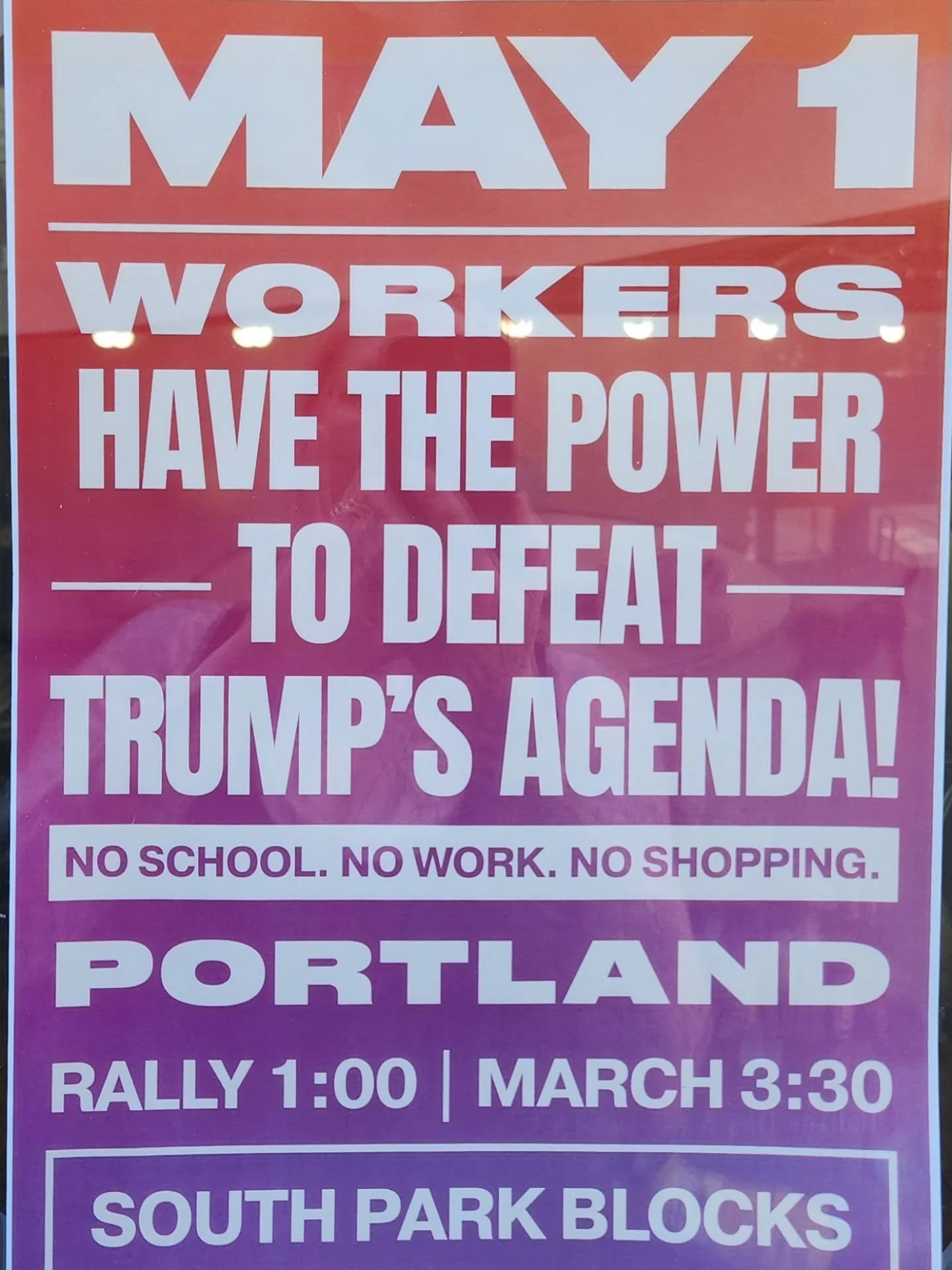 We will be closed Friday May 1st for the general strike. 
We will back our regular hours Saturday.
✨️💗🤖