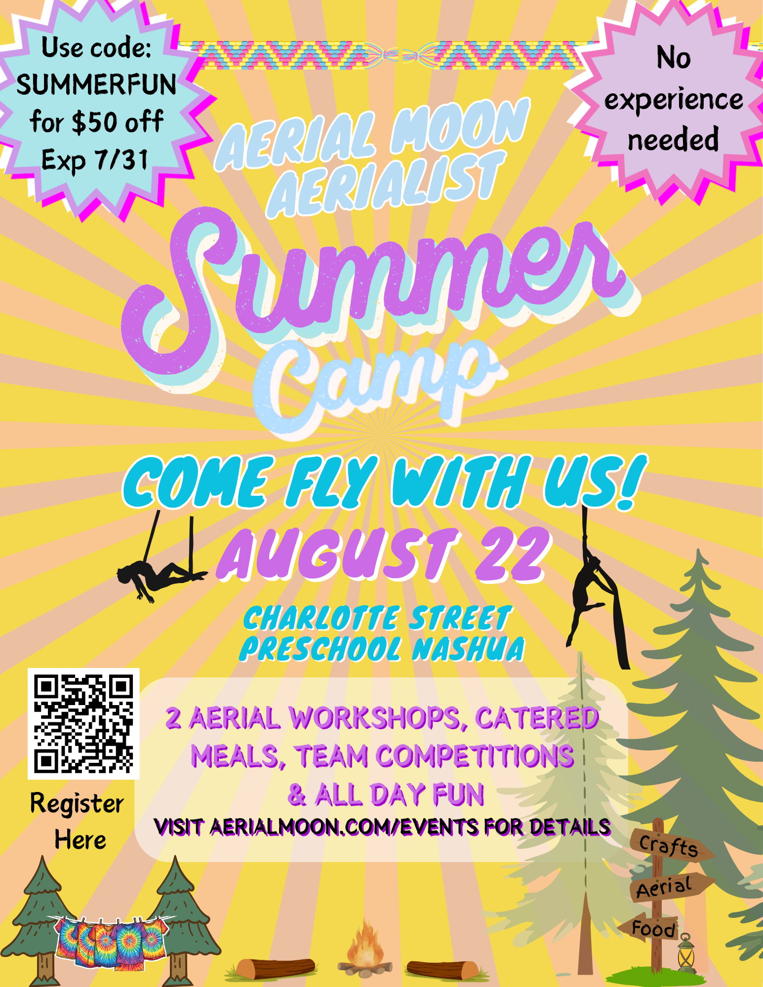 Aerial Adult Day Camp 