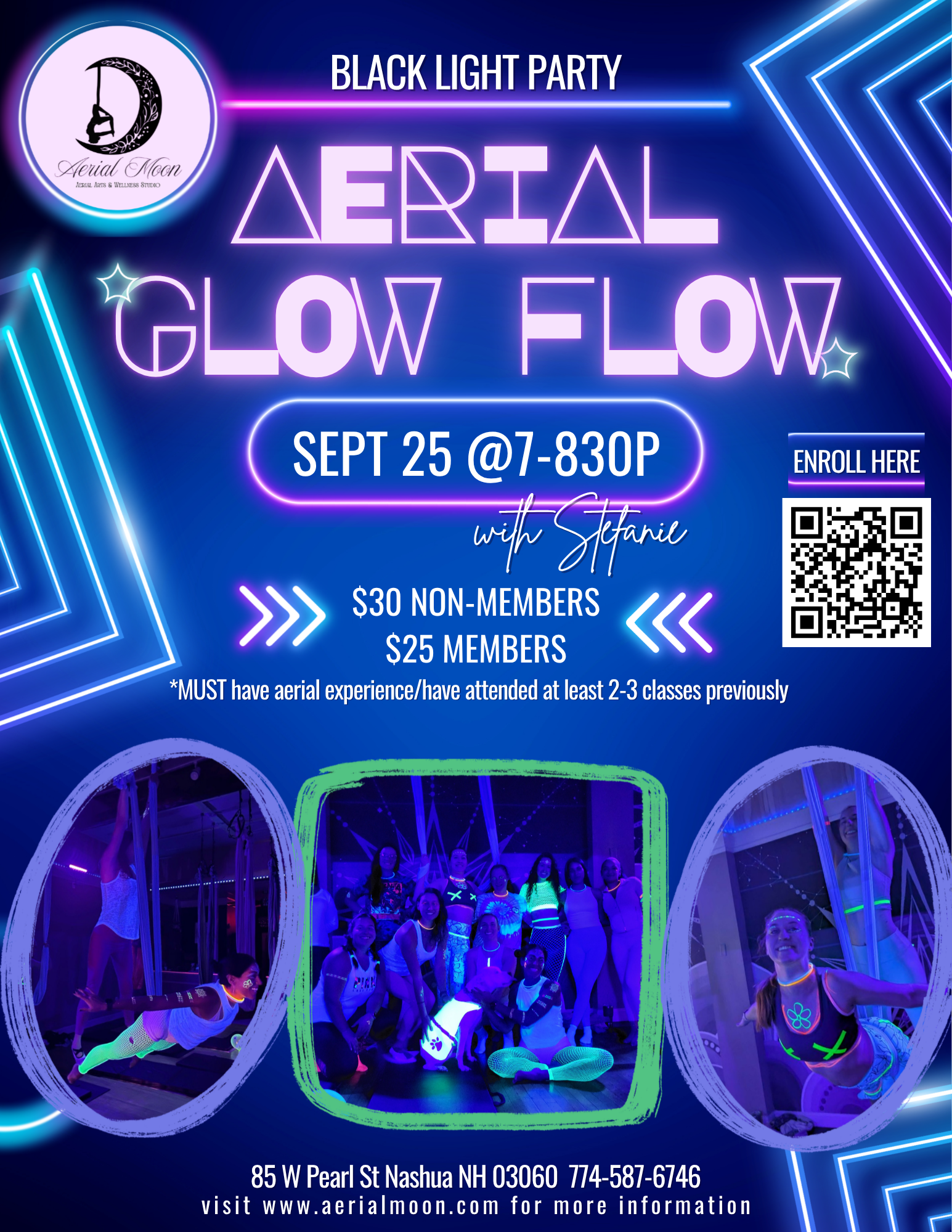 All Levels Aerial Glow Flow