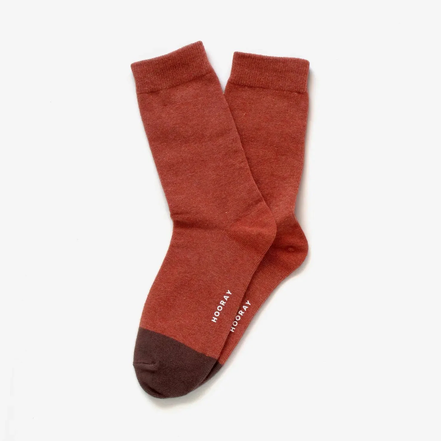 Duboce Brown Crew Socks