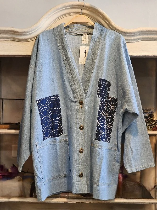 Shashiko Light Denim Jacket