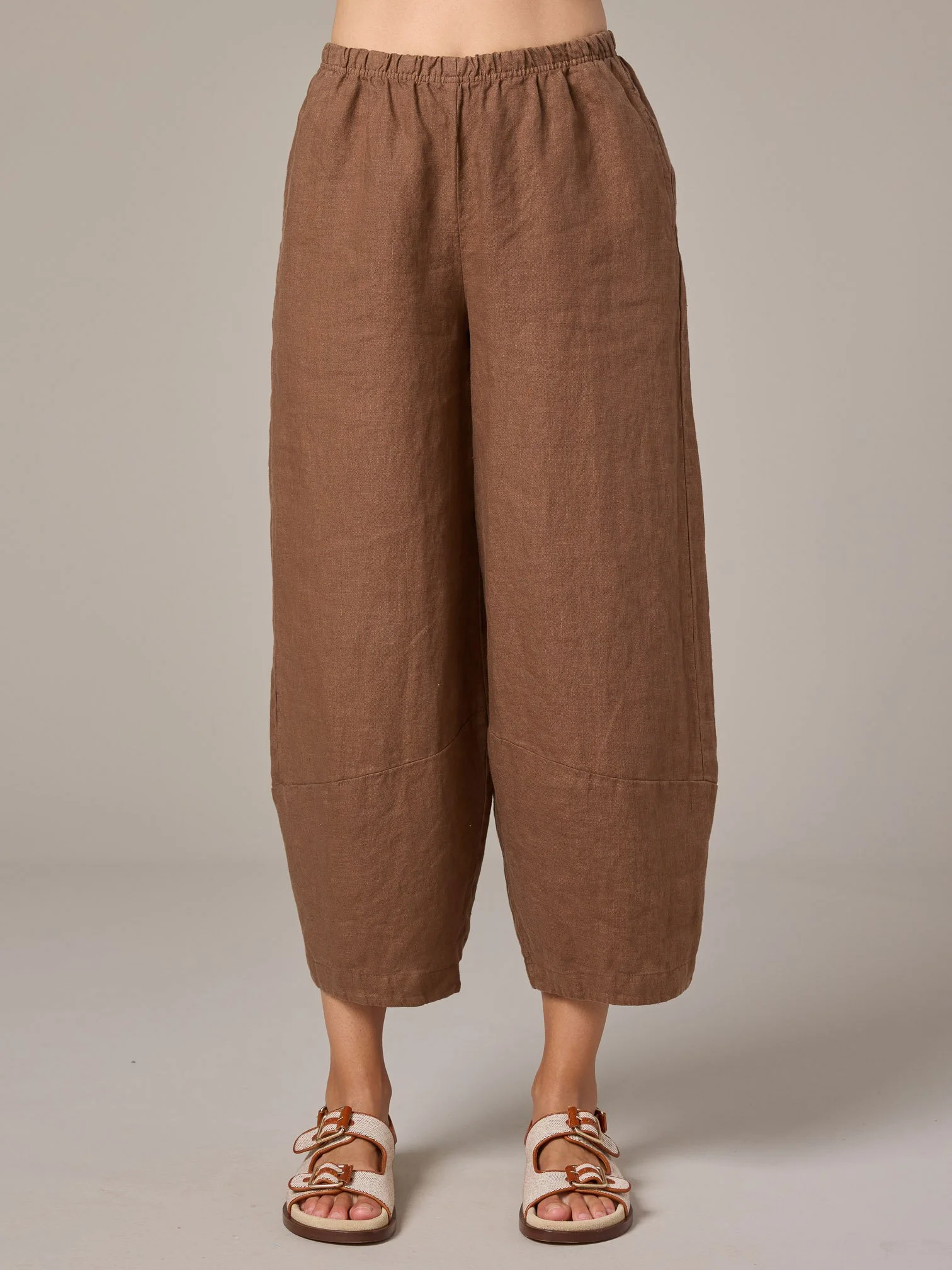 Lantern Pant Solid Linen - Coconut