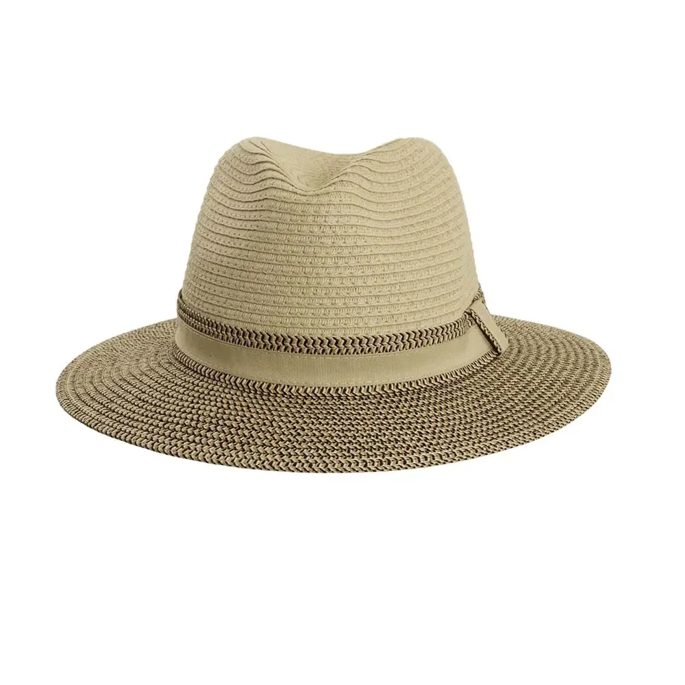 Two Tone Outdoor Sun Hat - Natural