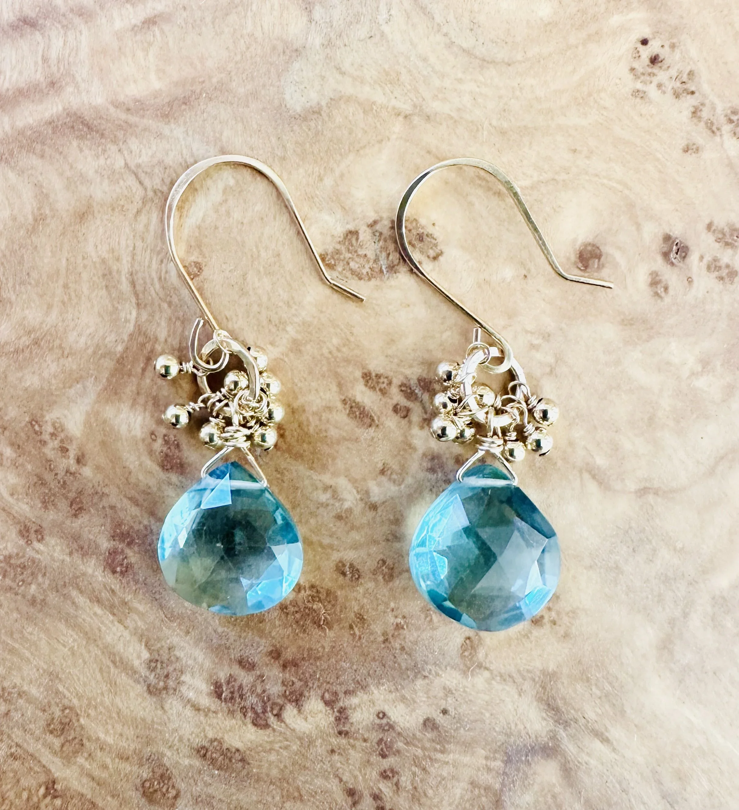 Ocean Blue Quartz drops