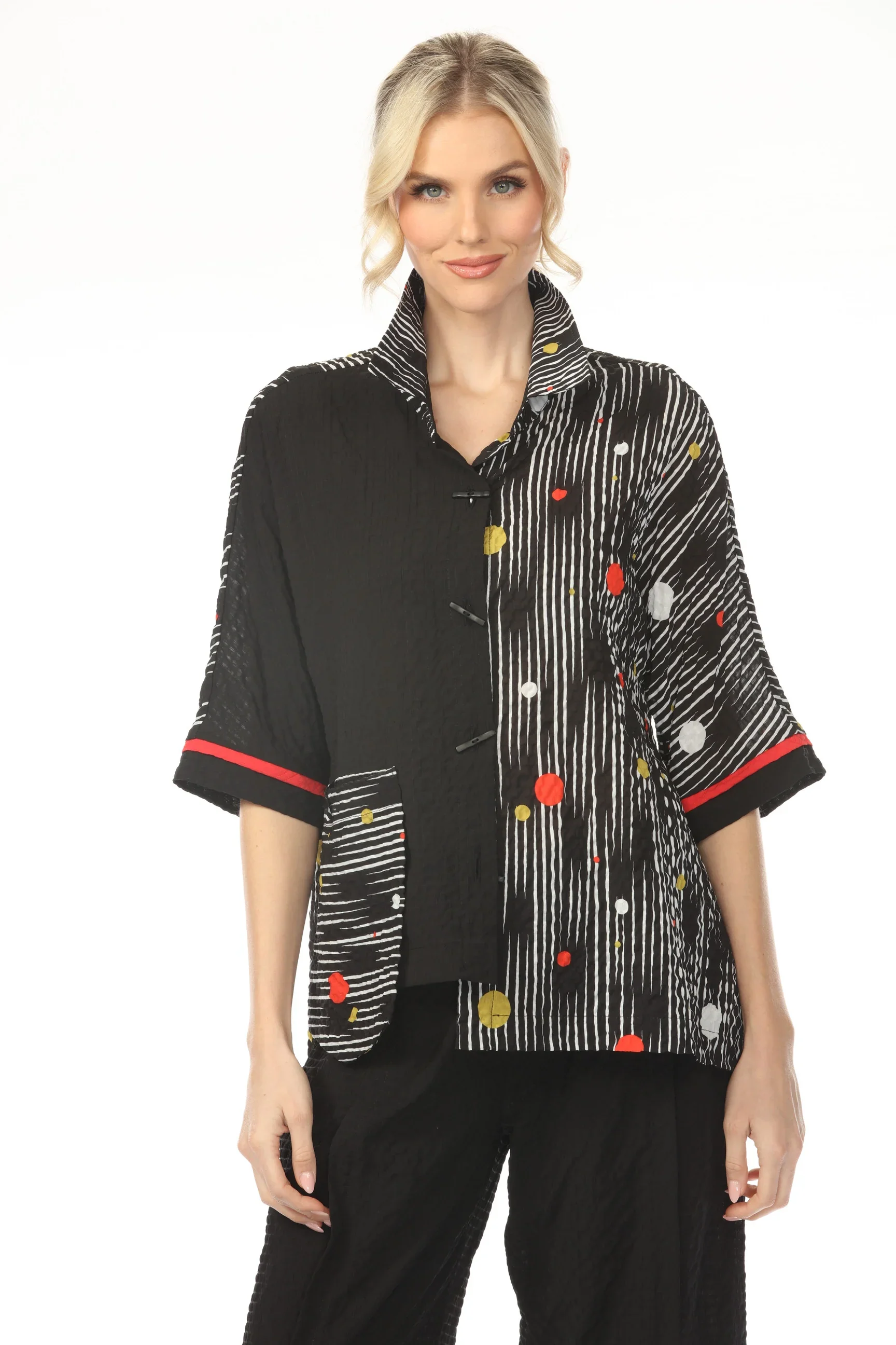 Moonlight Jacket Black N Dots