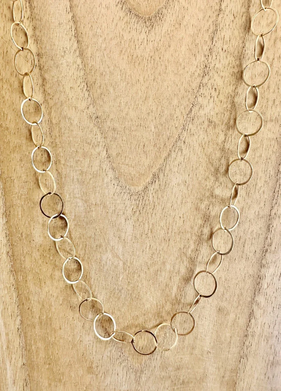 Infinity Necklace in Gold