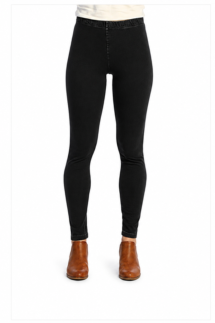 Jet Black - Ankle Legging