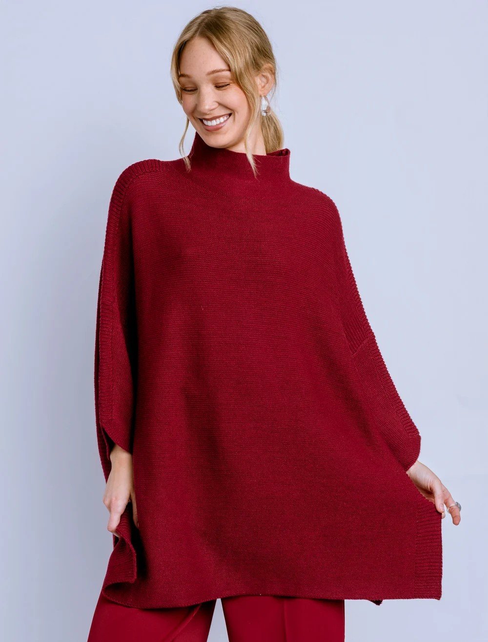 Oversized Boho Tunic - Plum Berry