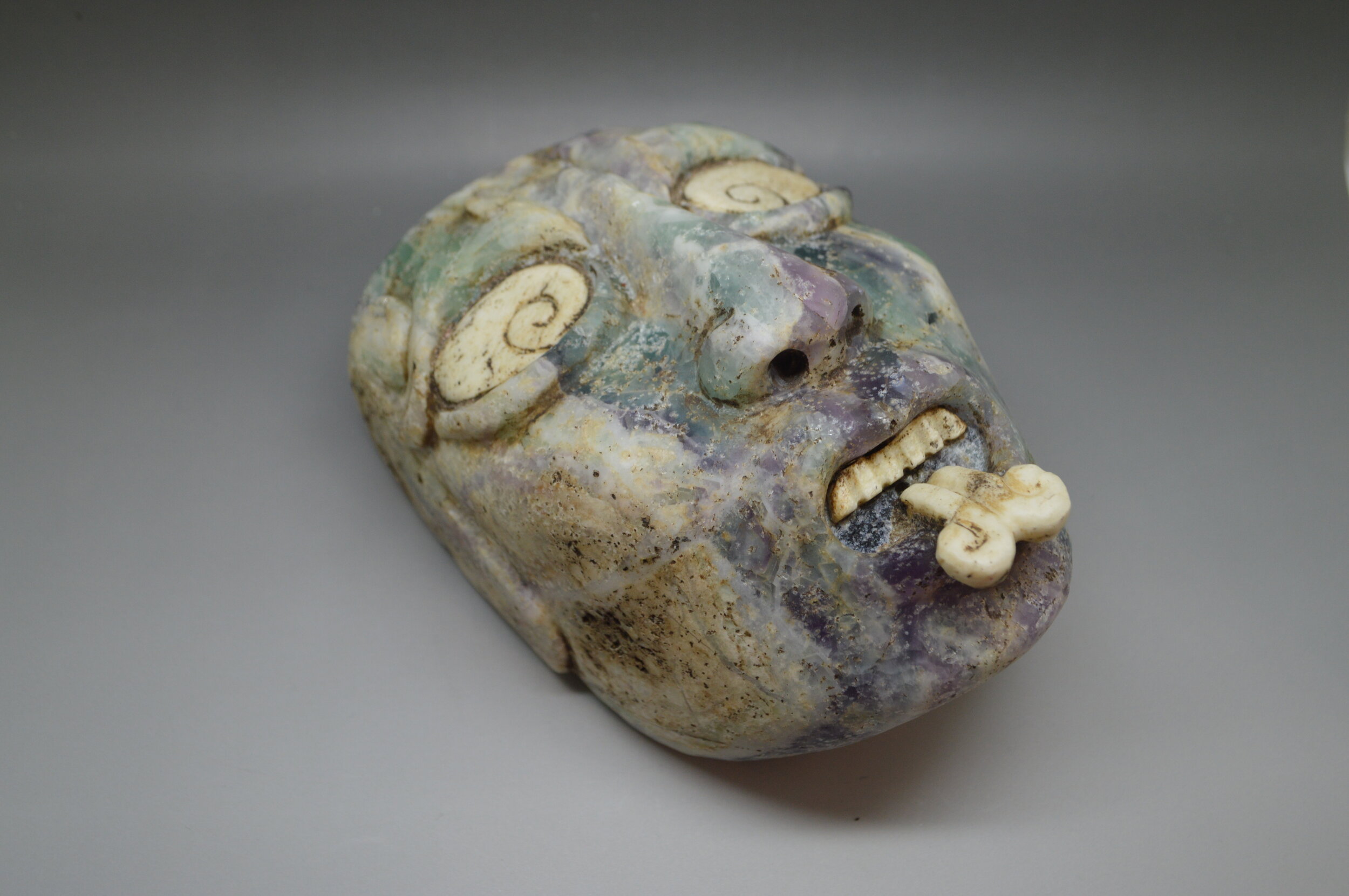 Fluorite Maya Mask