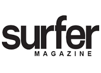 Surfer Magazine logo in black and white