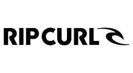 Rip Curl logo with stylized wave icon