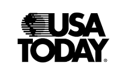 USA Today logo with globe and bold text
