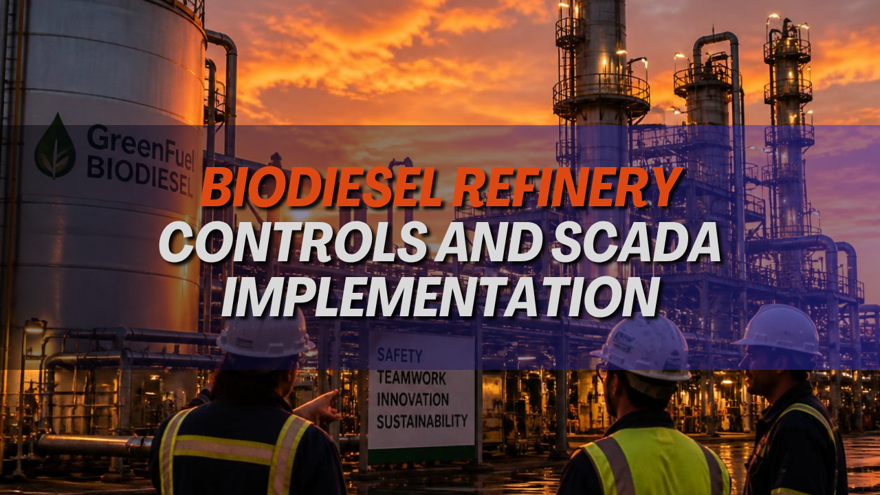 Building the Automation Backbone for a Biodiesel Refinery