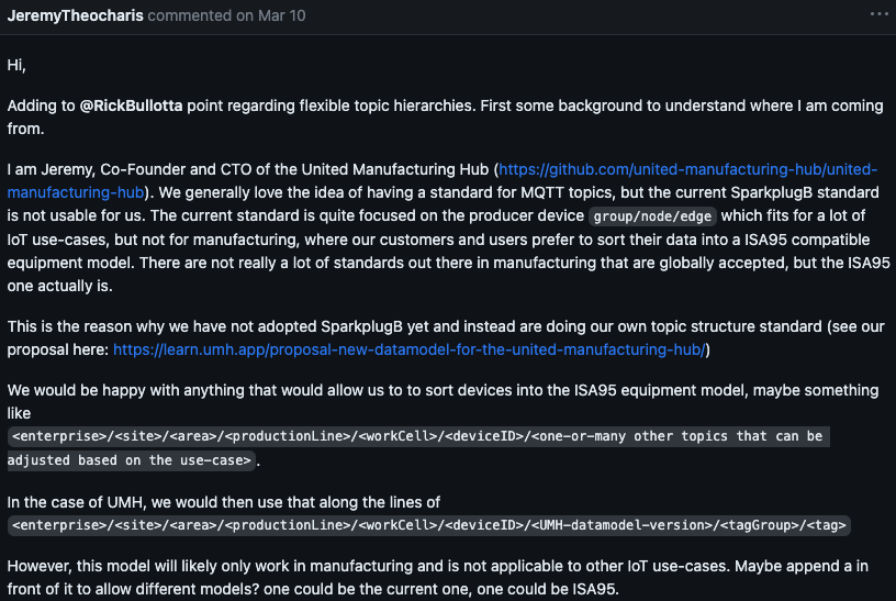 Combining the Power of ISA95 and Sparkplug B Corso Systems