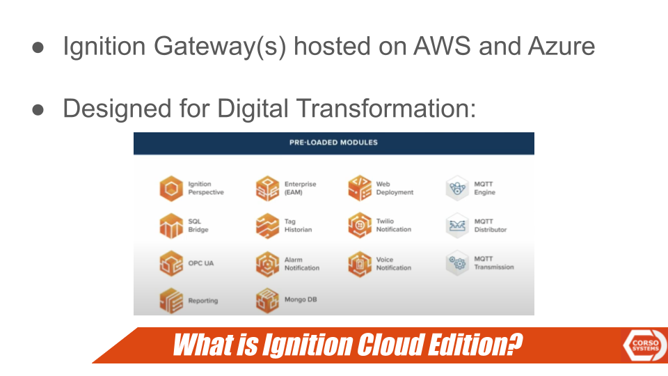 Ignition Cloud Edition Made Easy Corso Systems
