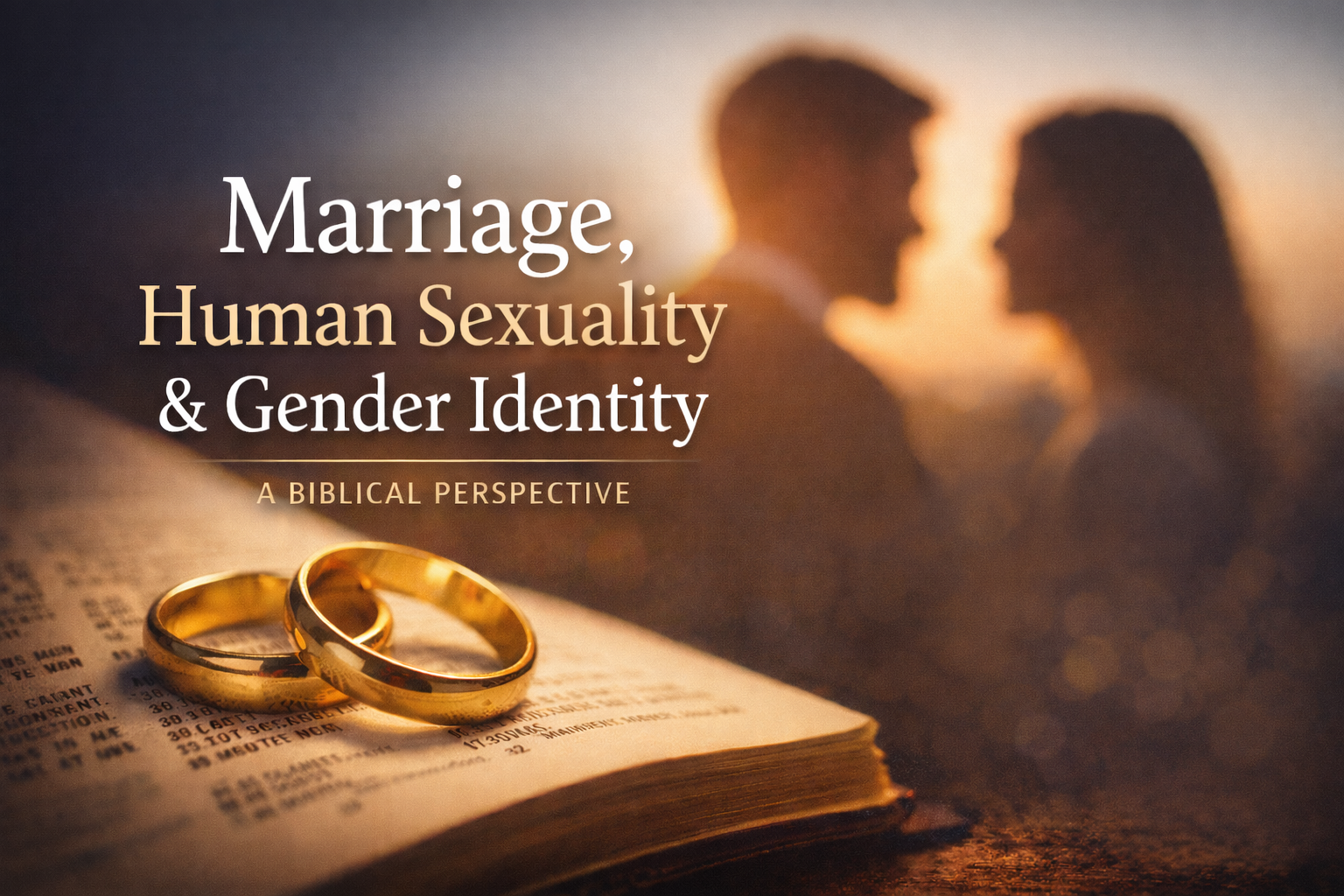 Statement of Faith Series: Marriage, Human Sexuality and Gender Identity: