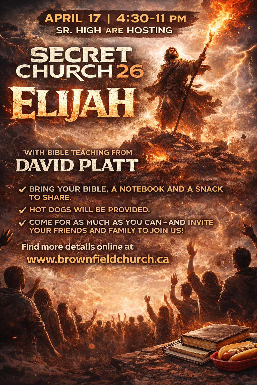 April 17 -Secret Church: Elijah