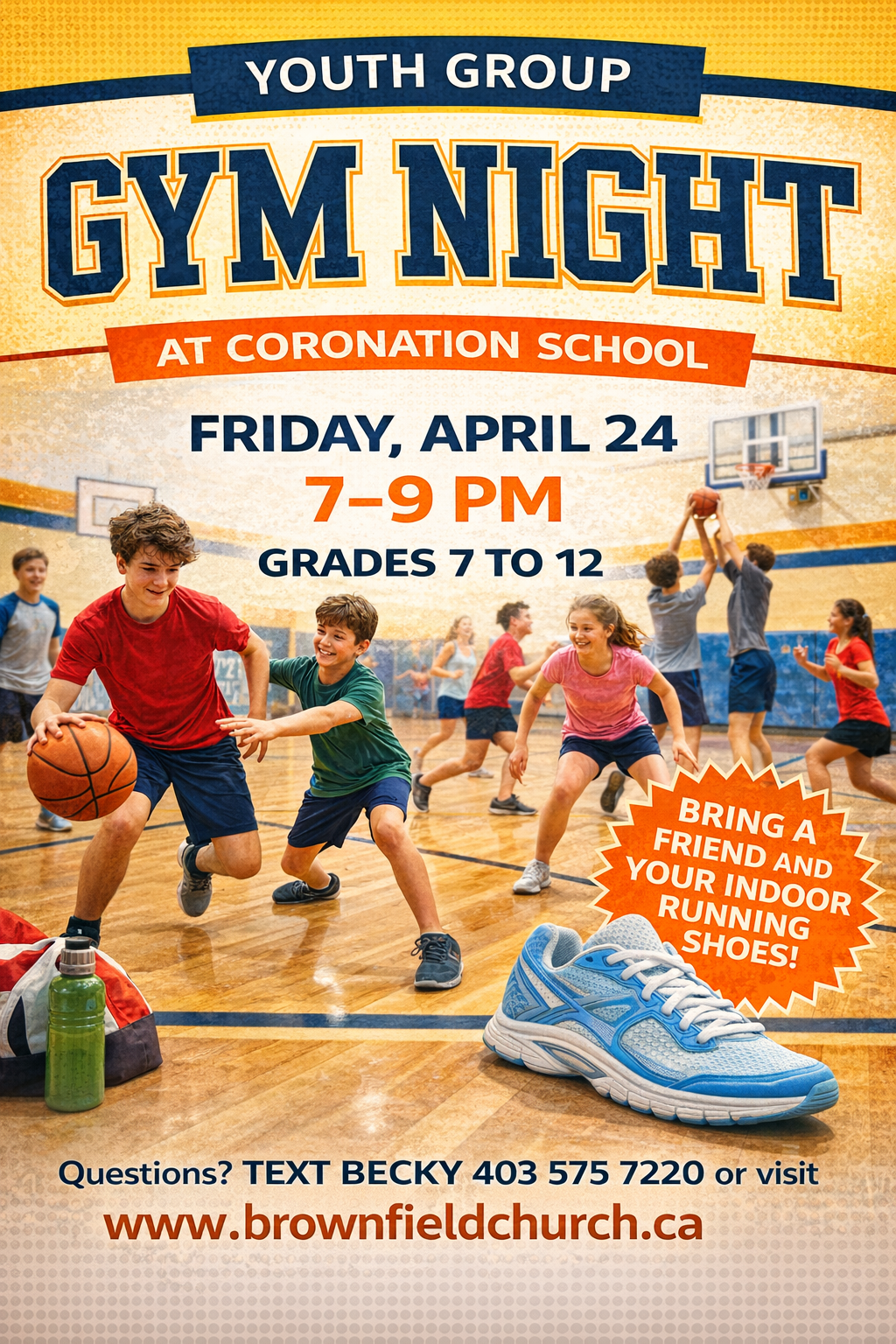 April 24 -Gym Night at Coronation School