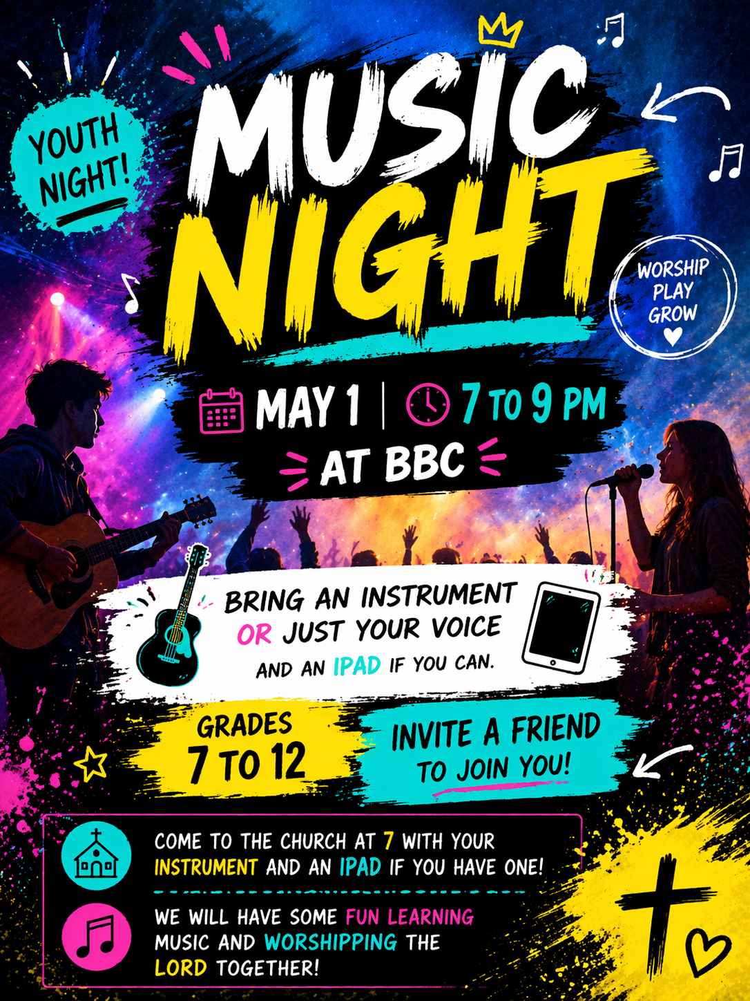 May 1 -Music Night