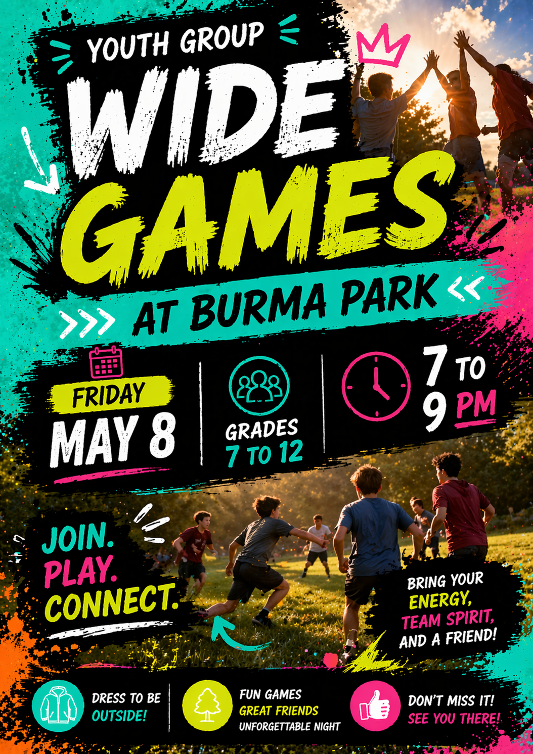 May 8 -Wide Games at Burma