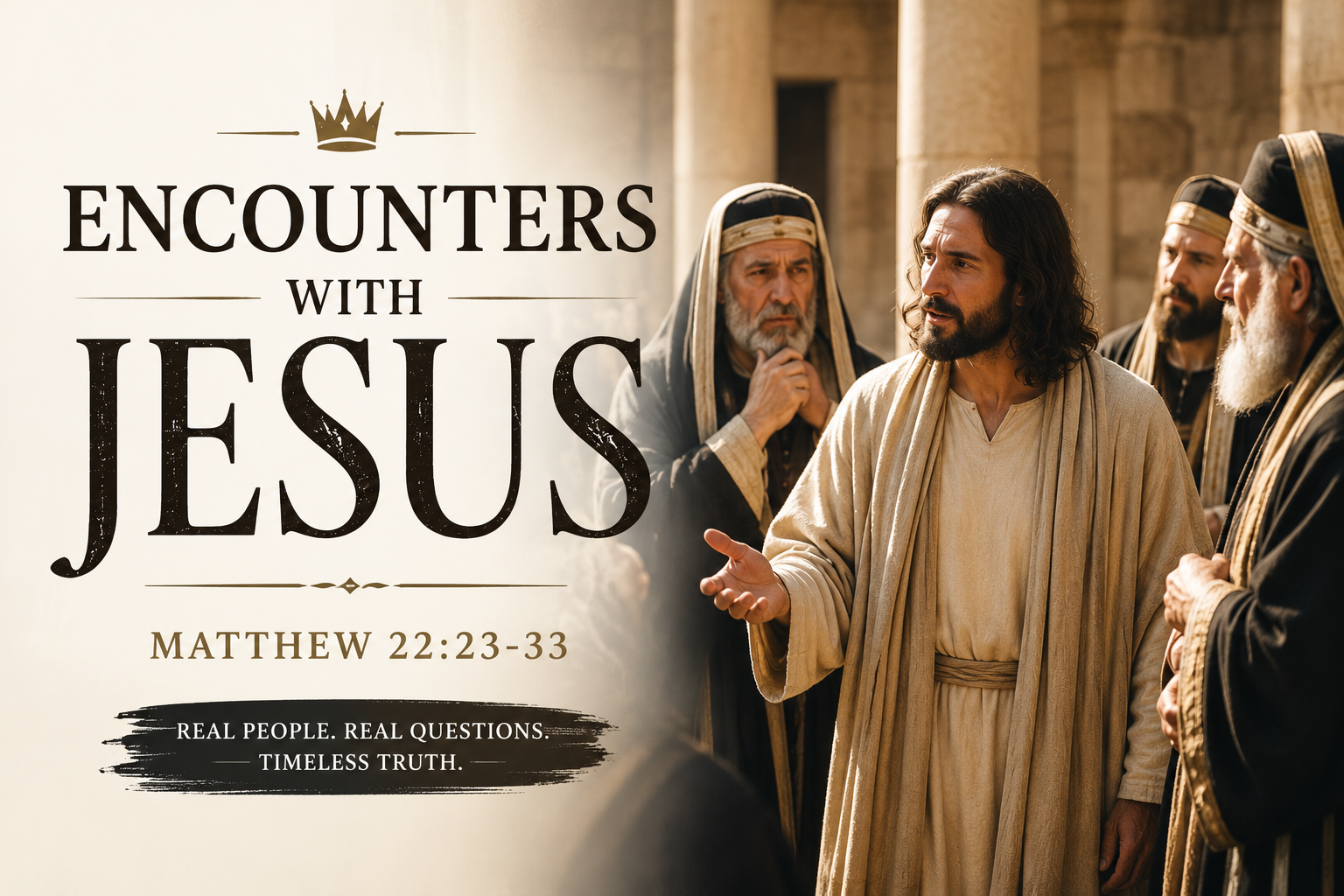 Encounters with Jesus: Matthew 22:23-33