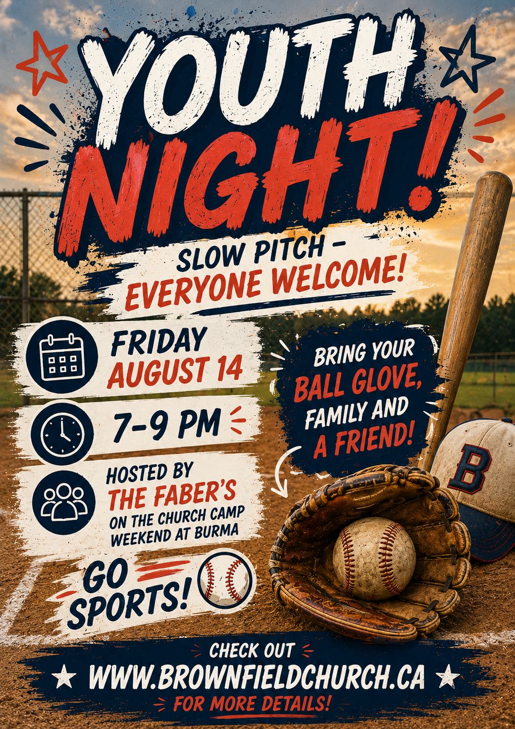 August 14 -Slow Pitch at Burma with the Faber’s