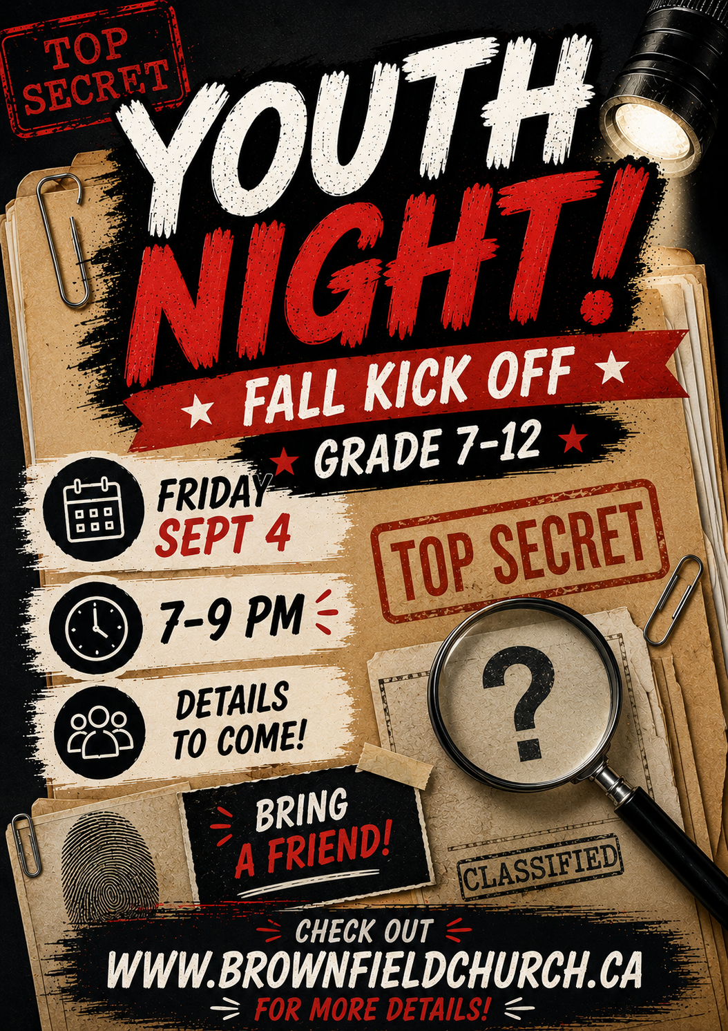 September 4 - FALL Kick OFF!!