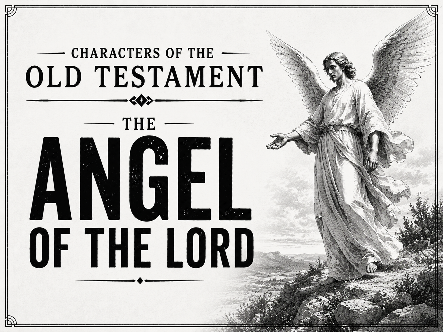 Characters in The Old Testament : The Angel of the Lord