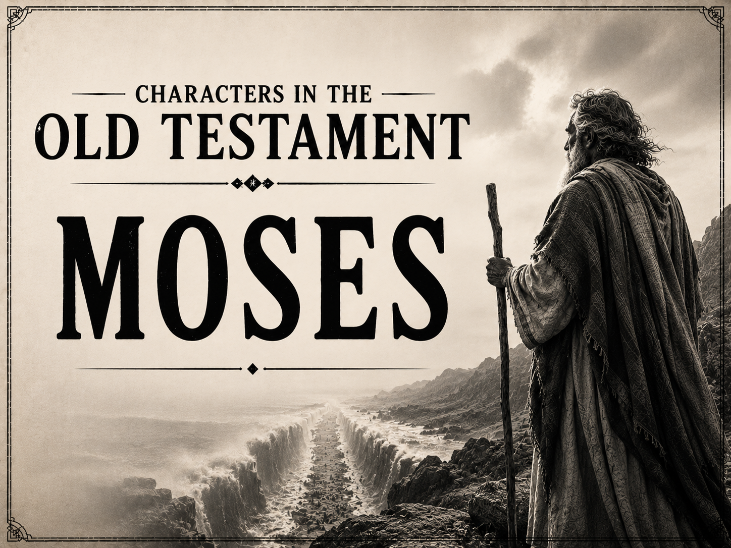 Characters in The Old Testament : Moses