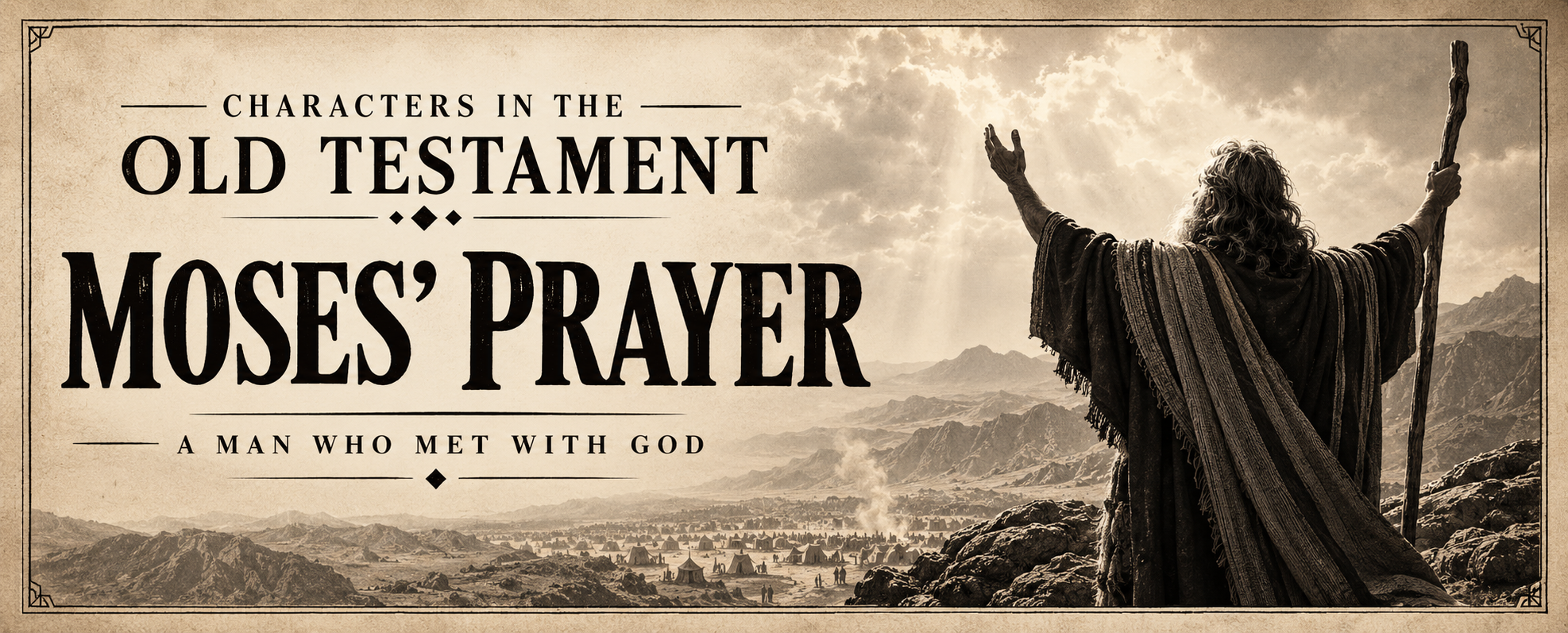 Characters in The Old Testament : Moses’ Prayer