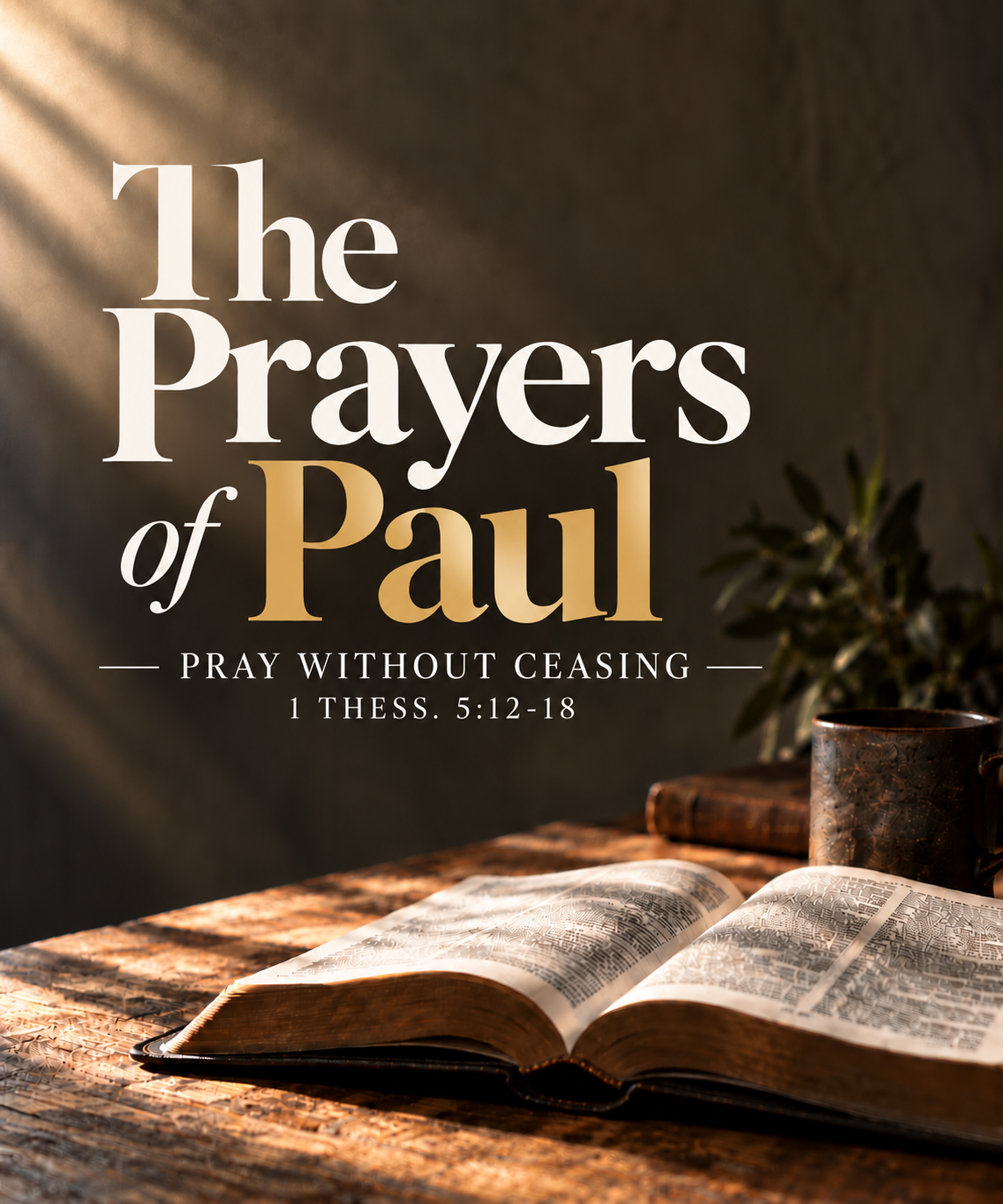 The Prayers of Paul: Pray without Ceasing