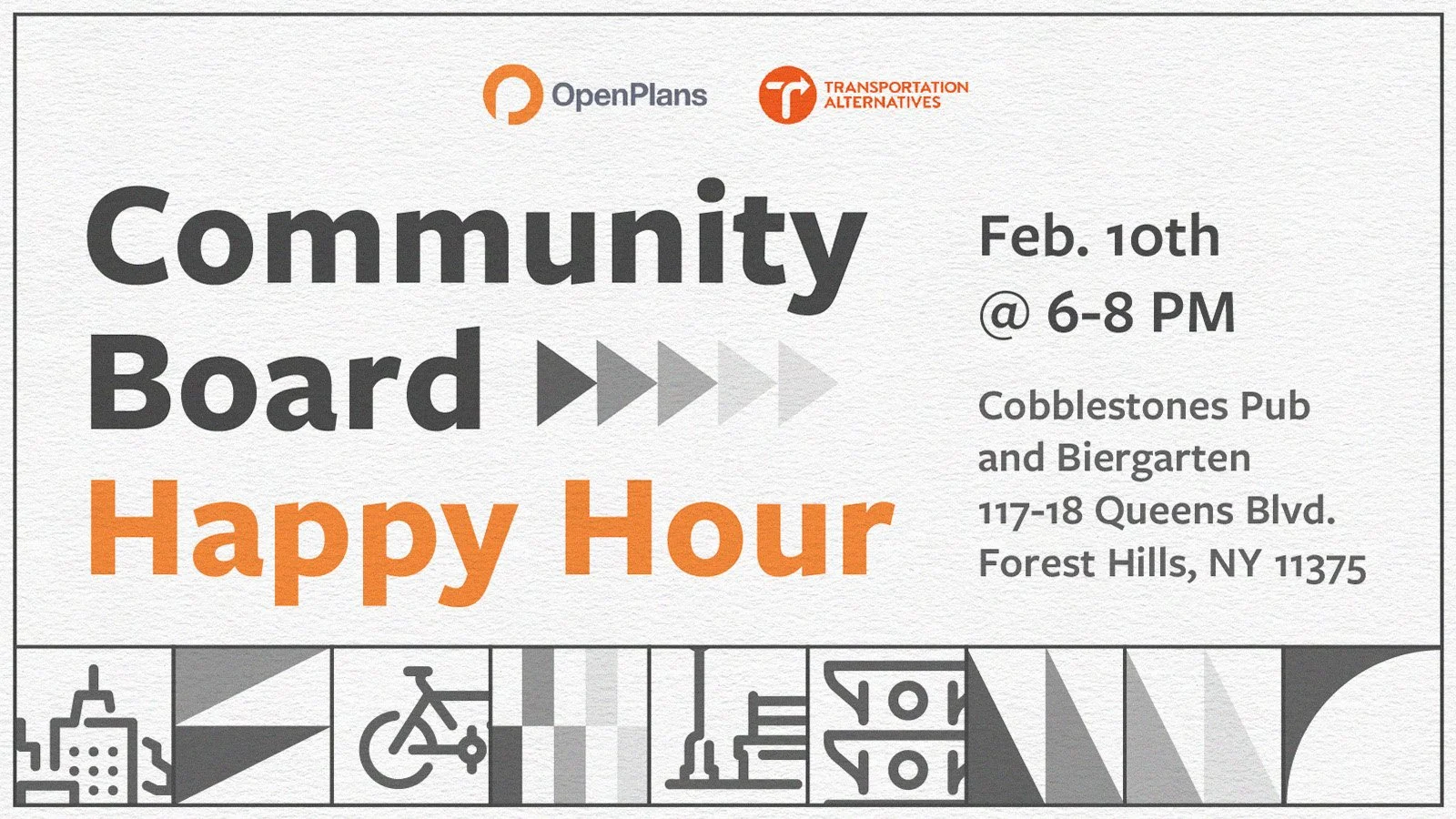 Community Board Happy Hour