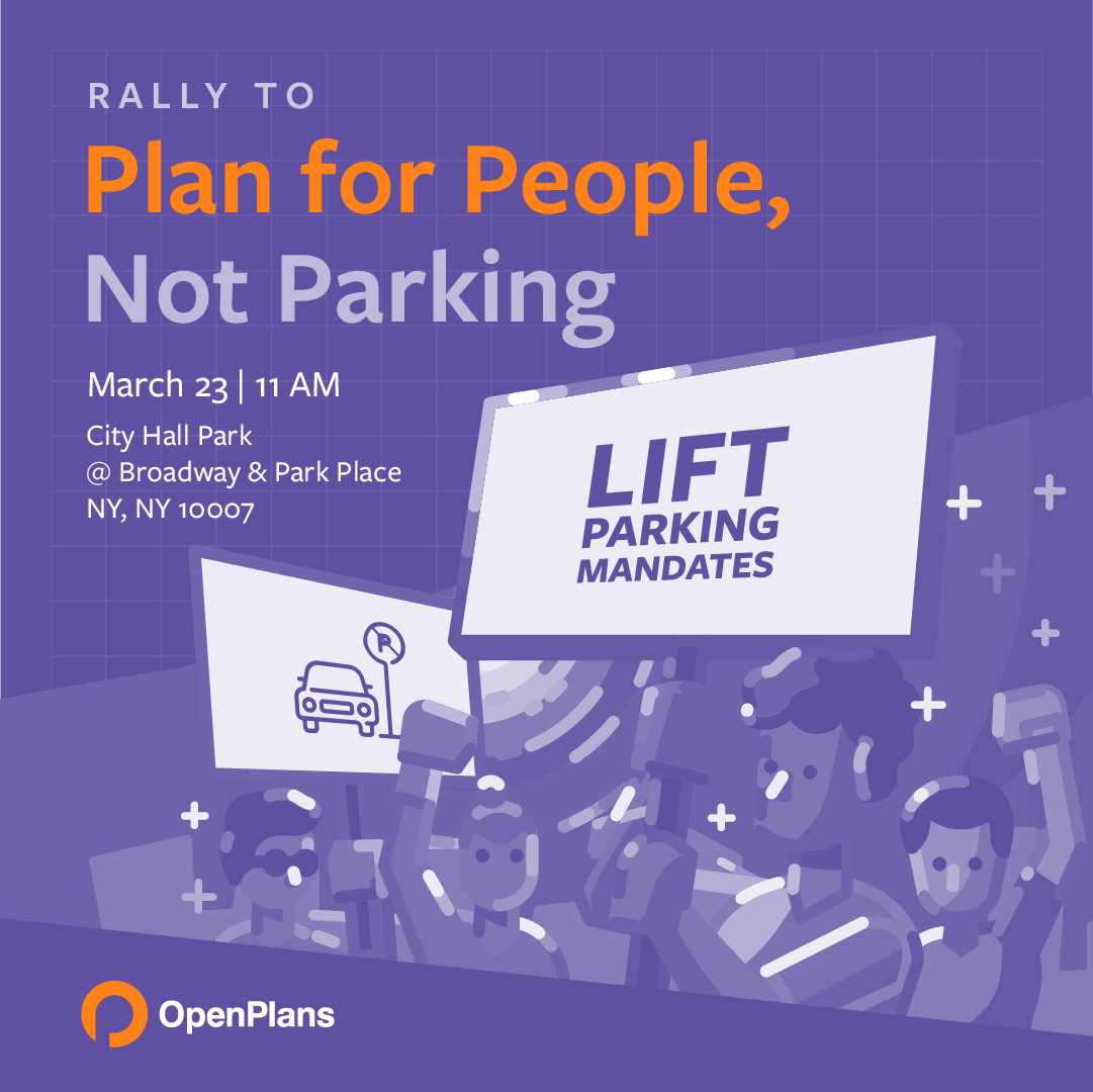 Rally to Plan for People, Not Parking