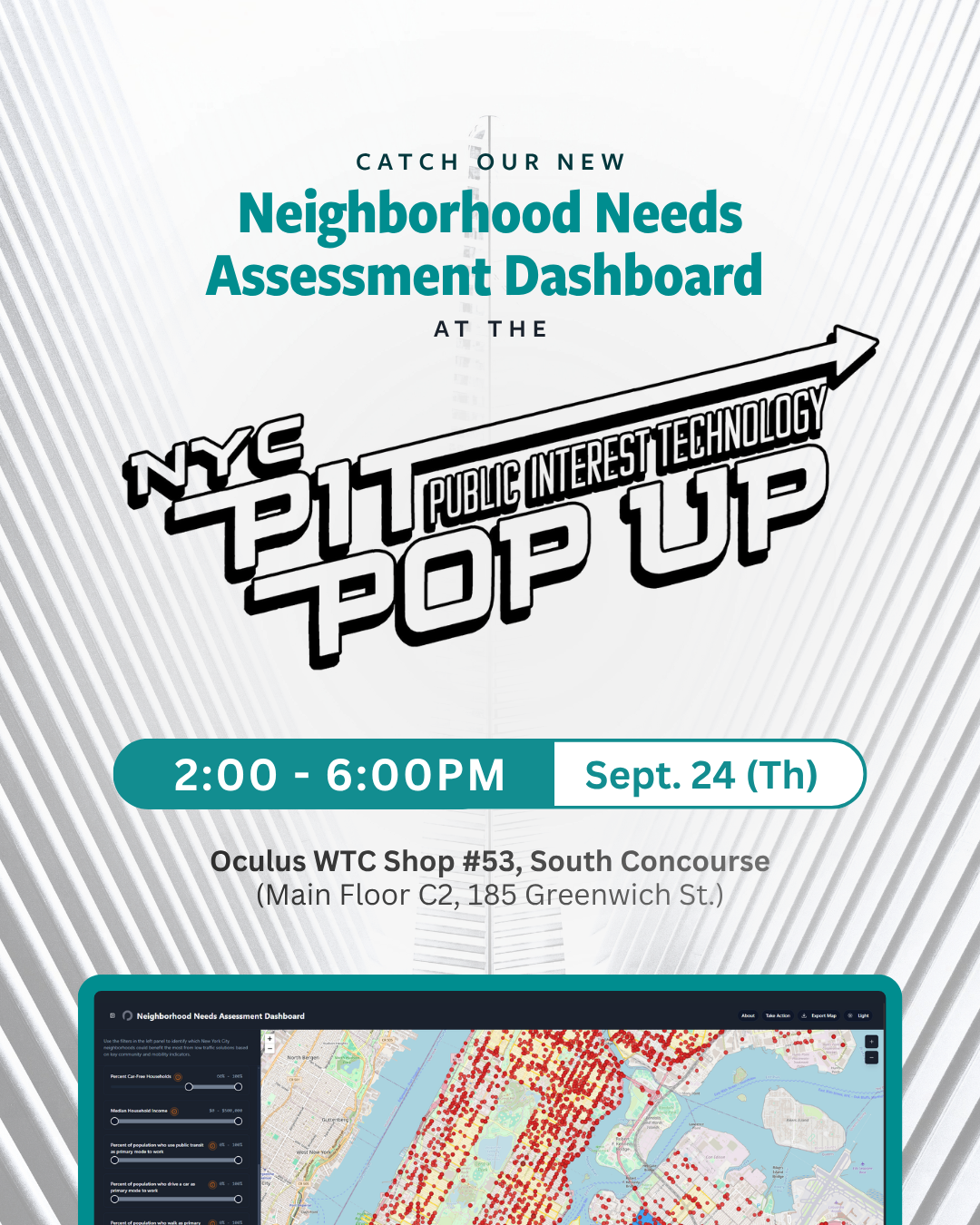 Neighborhood Needs Assessment Dashboard @ NYC PIT Pop-Up