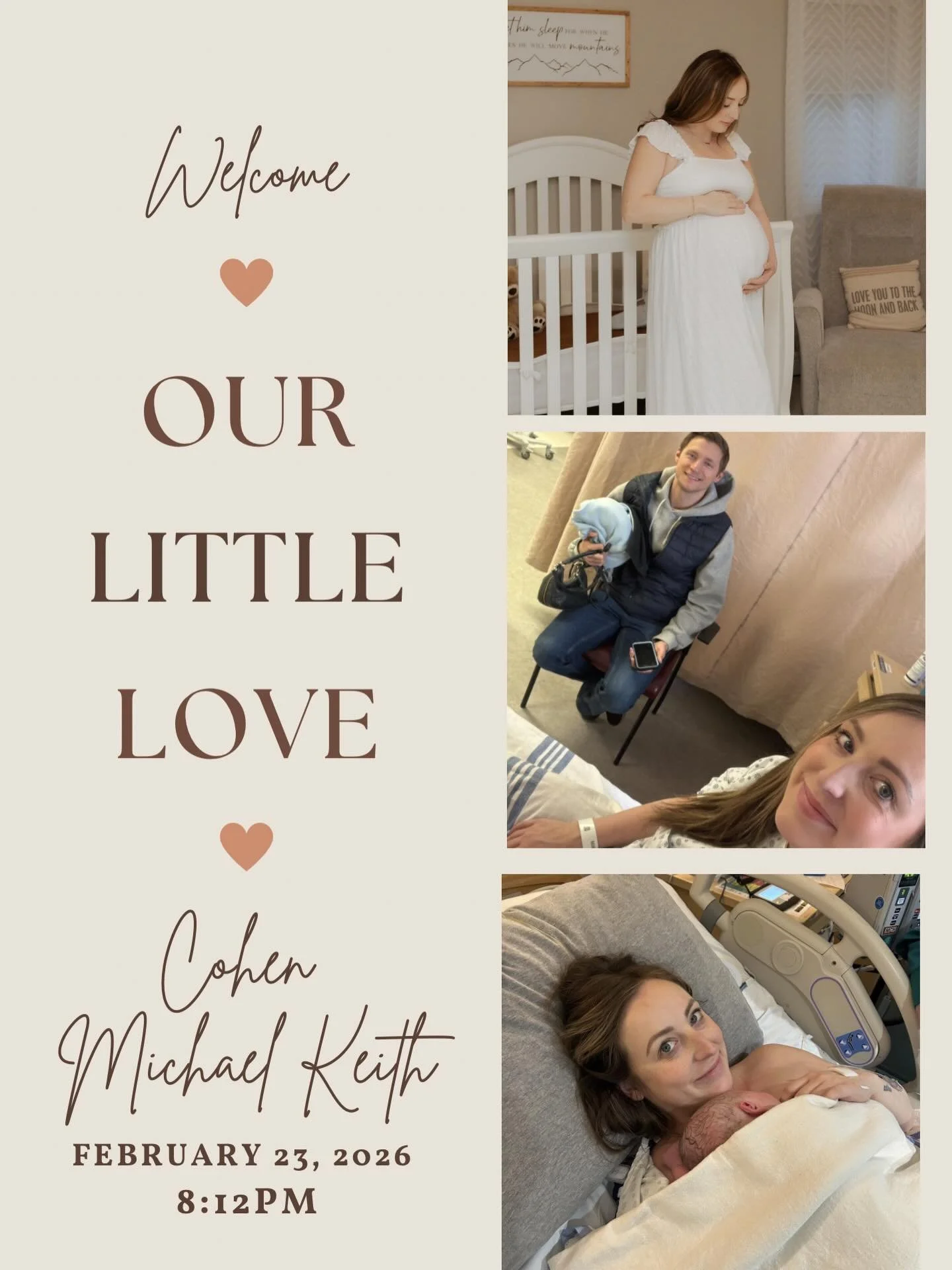 He&rsquo;s here ❤️🍼

Thank you so much to everyone that has checked in, the countless DMs.. my xo fam is amazing ❤️ all happy and healthy and hoping to be heading home from the hospital tonight! 
If you&rsquo;re close to me&hellip; you&rsquo;ll get 