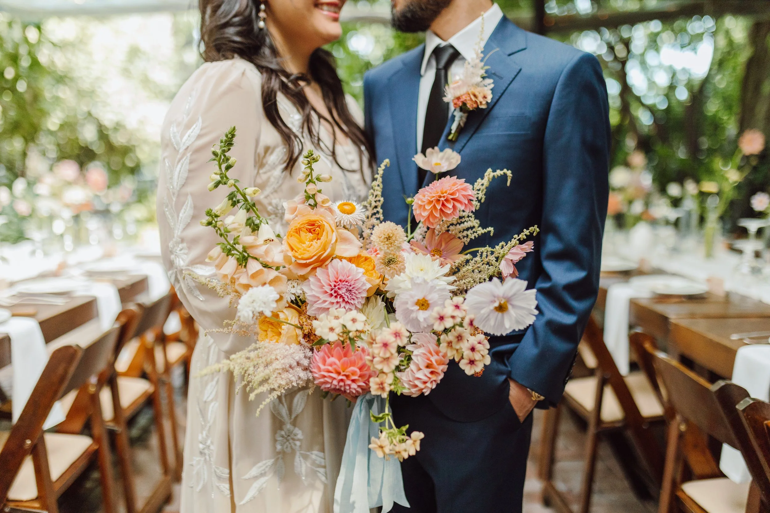 Romantic Peach Tones at the Corson Building, Seattle, WA