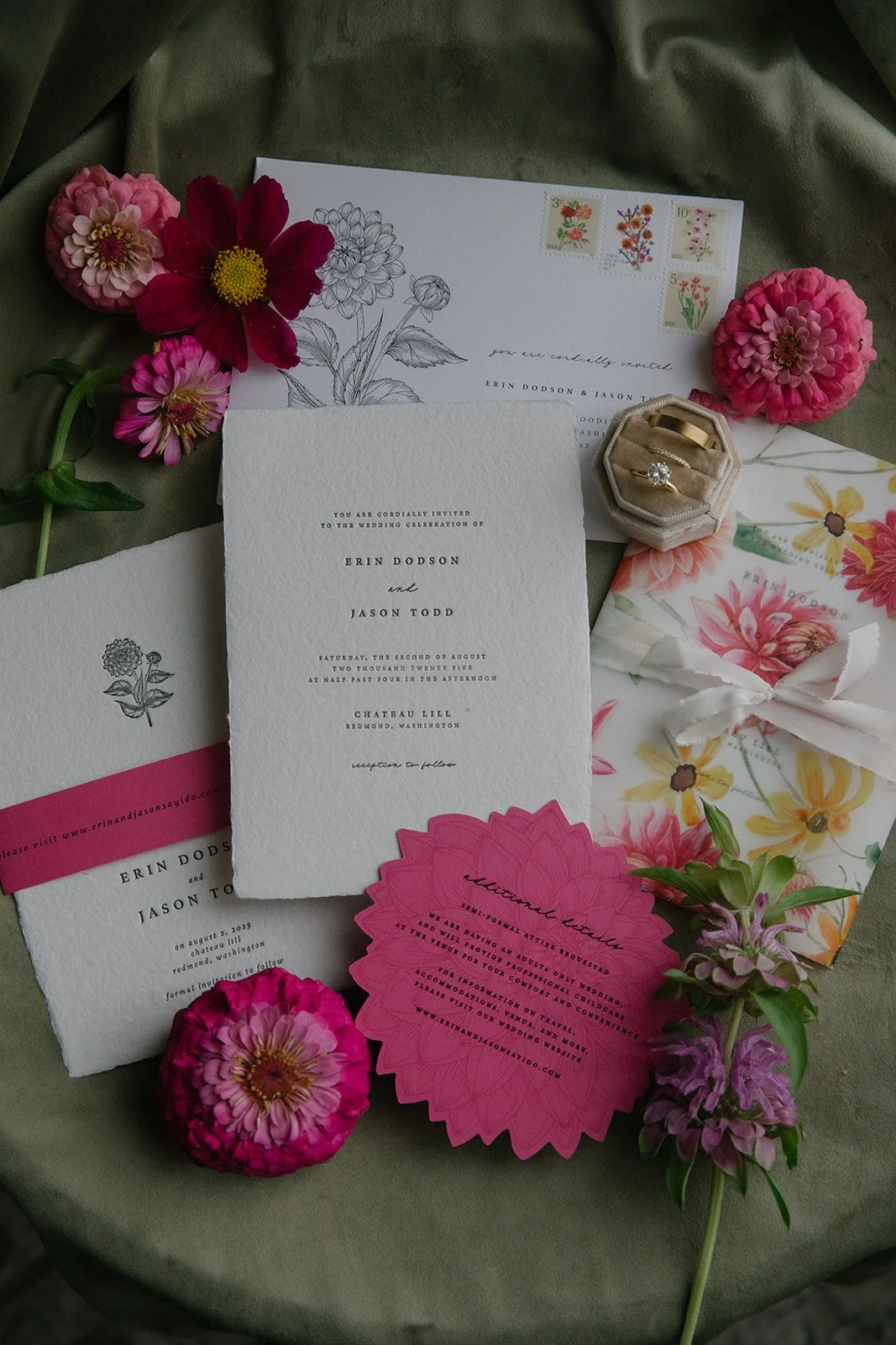 Flay Lay Detail Photo of Wedding Invitations and Summer Blooms.jpeg