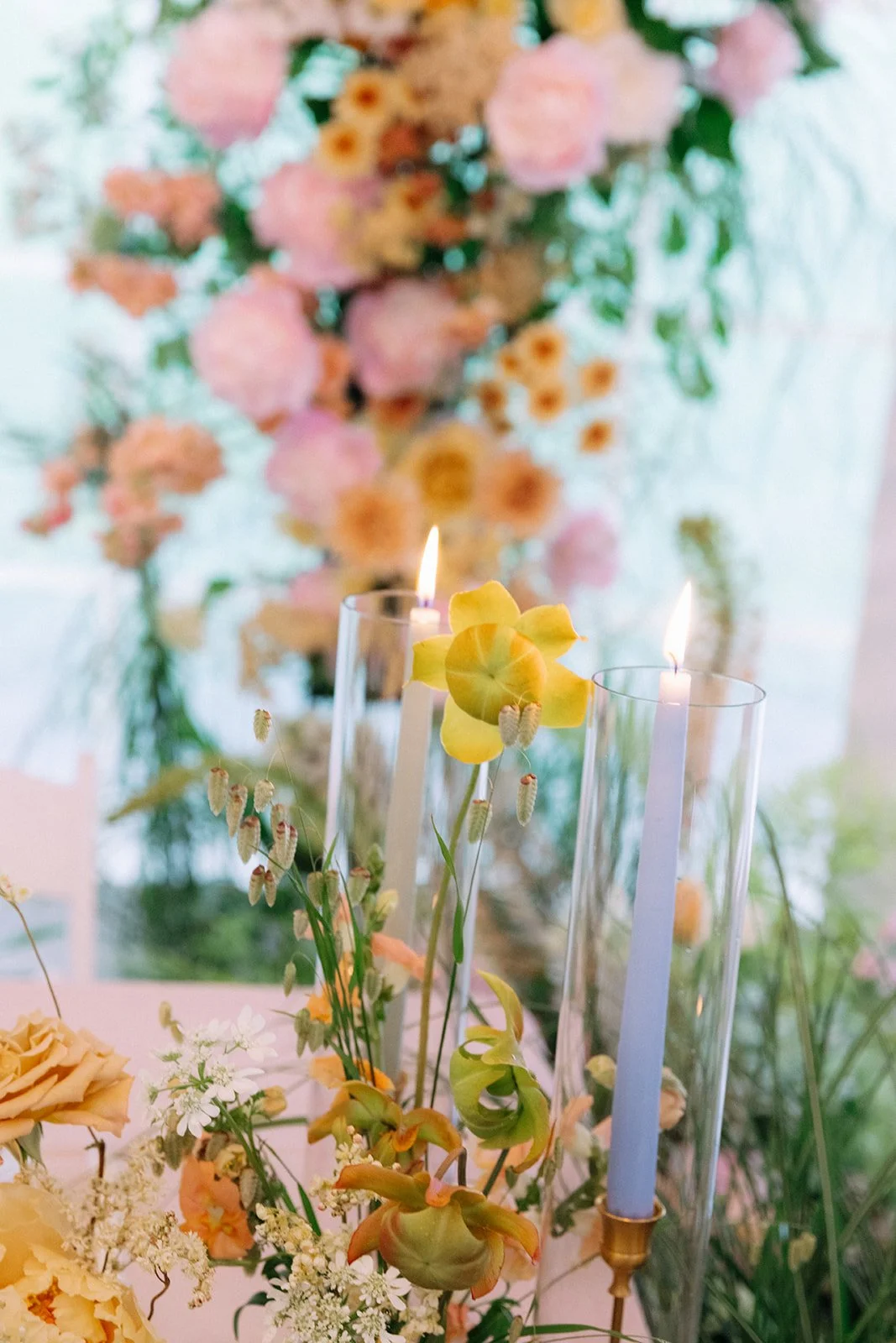 Wedding Reception Details - Featuring Taper Candles in a Soft Pastel Palette.jpg