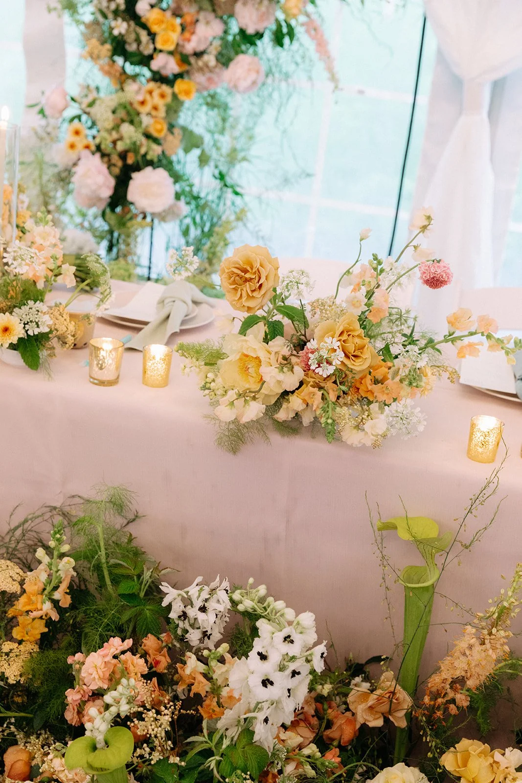 Sweetheart Table Surrounded by Local PNW Blooms.jpg