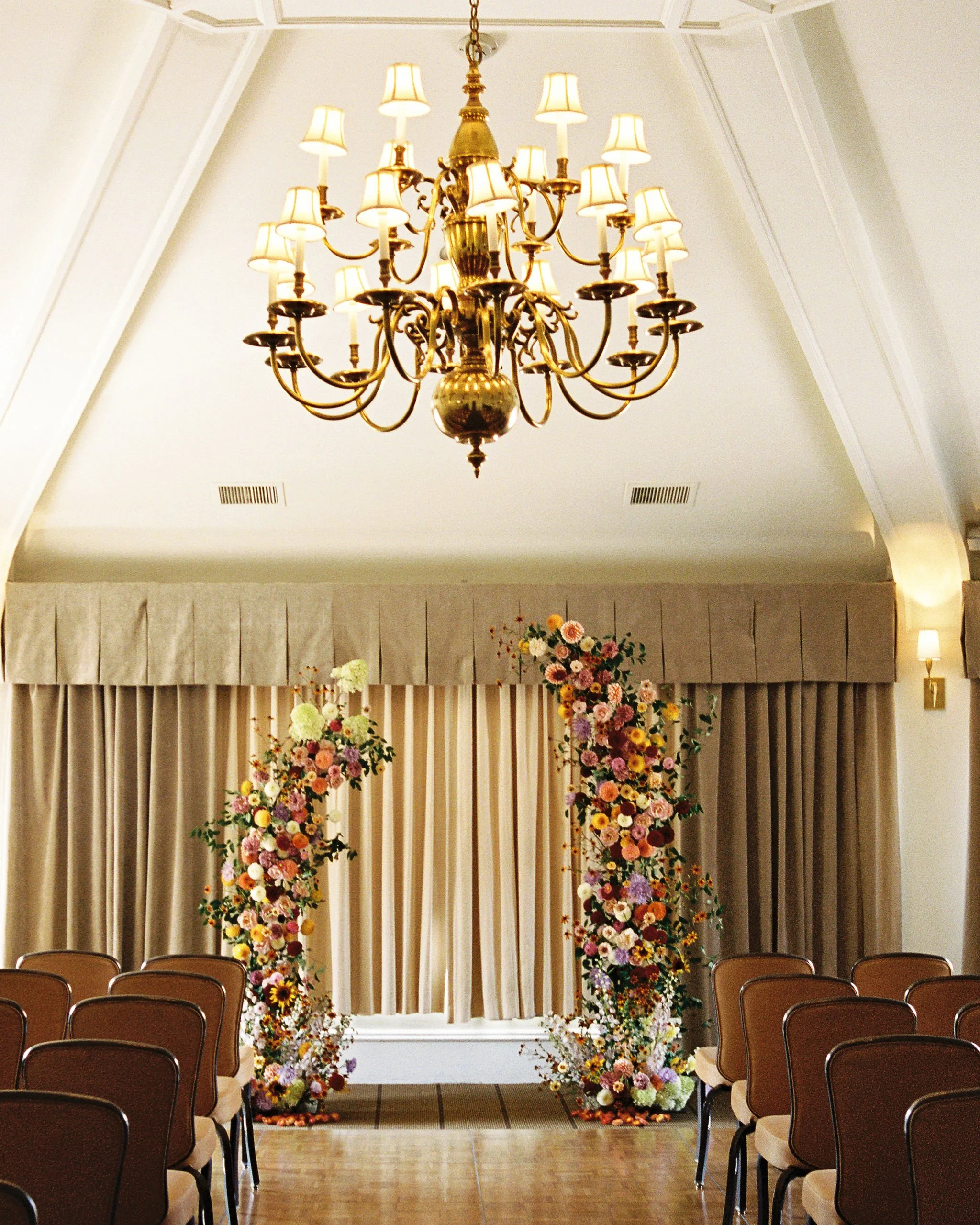 Hotel Sorrento Downtown Seattle Wedding Ceremony Floral Arch.jpeg