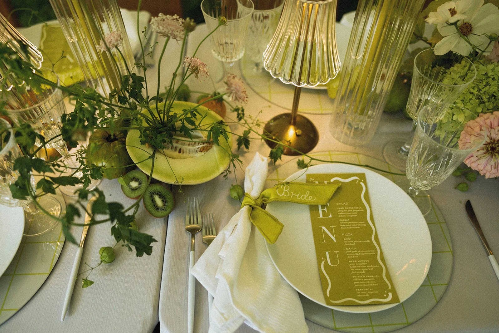 Intimate Modern Garden Party Wedding Reception Tables with Fruit Styling.jpg