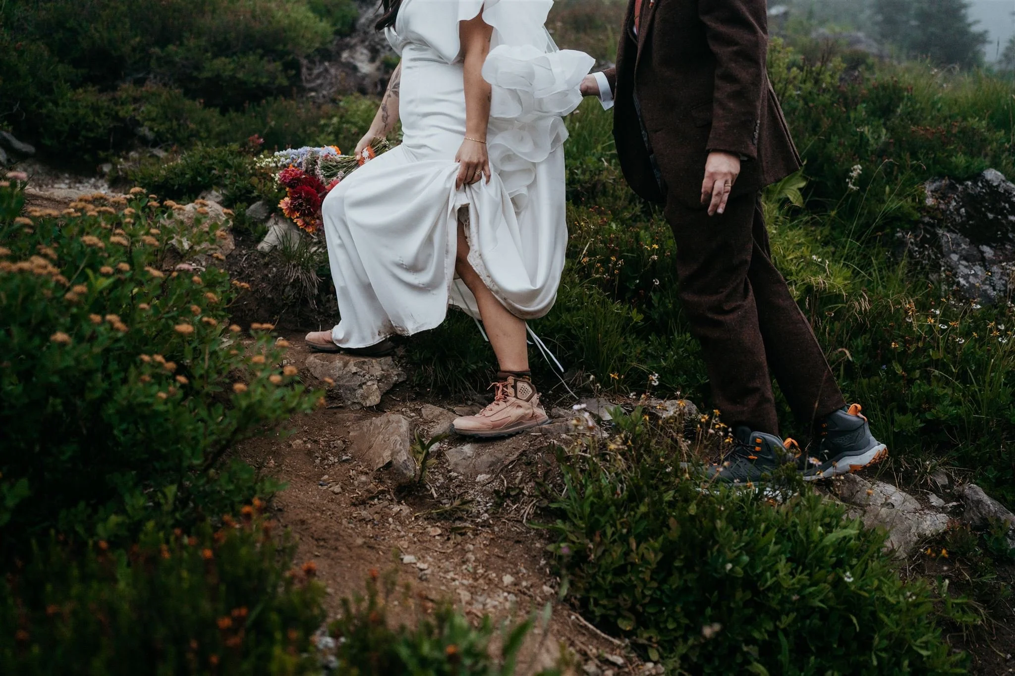 Bride and Groom Climb to Elopement Site at Mount Baker.jpg