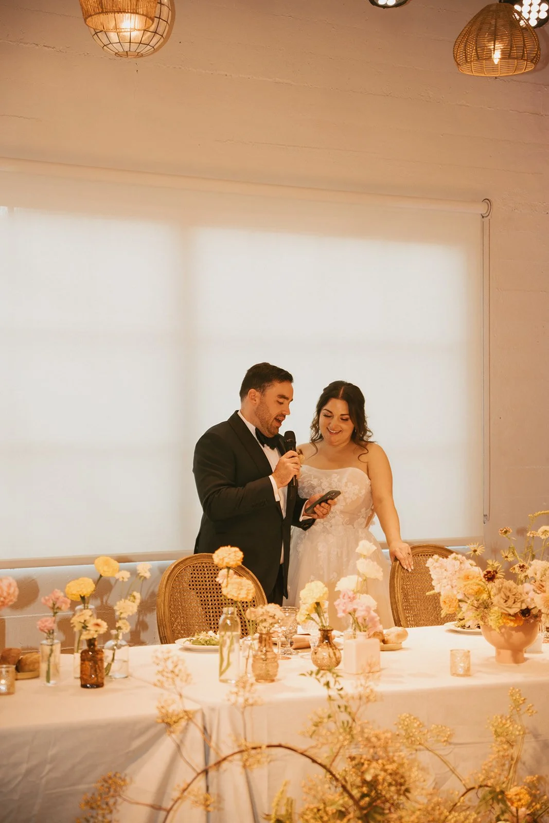 Block 41 Wedding Reception Bud Vases on Head Table.jpg